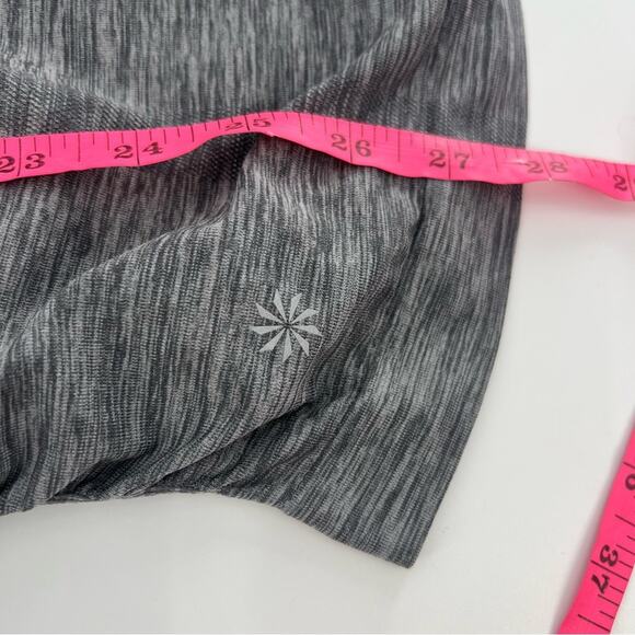 Athleta speedlight seamless short sleeve tee heathered gray M - Picture 7 of 7